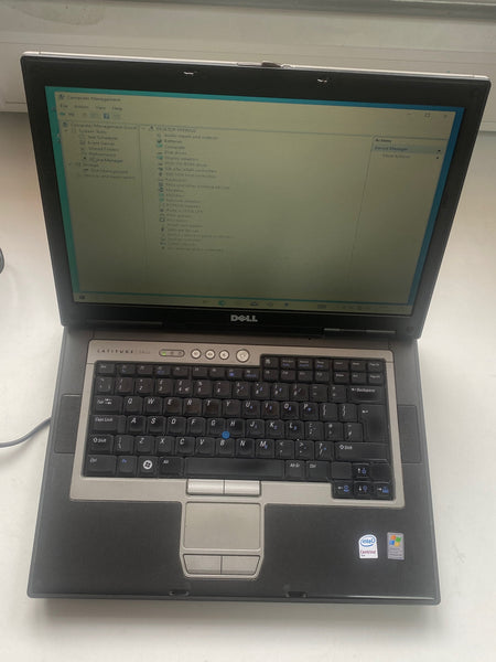 Dell Latitude 15.4” D830 Windows Laptop Computer 1.8gHz 60GB HDD 1GB RAM CHEAP UK USED Intel Duo *Replace Battery*