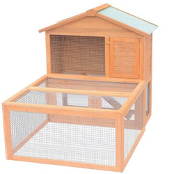 Wooden Rabbit Guinea Pig Hutch Outdoor Pet Run Play Pen Enclosure Exercise House All Weather Playpen Cage