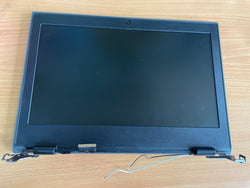 Conjunto de tela WXGA para laptop LCD Samsung 12,1” NP-Q35 com tampa completa e seção superior prateada