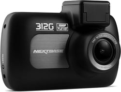 Nextbase 312G Full HD 1080p 30fps In-Car Dash Cam Câmera frontal DVR 2,7 "Tela LED 140 ° Ângulo de visão + GPS Preto * SOMENTE REDE * 