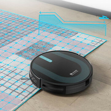 Smart Robotic Wet Dry Vacuum Cleaner 3000pa Suction Alexa Google App 850T 3 Modes Mop Sweep Floor Cleaning