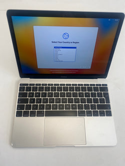 Apple 12 "MacBook A1534 meados de 2017 Silver Core i7 1,4 GHz 8 GB / 512 GB SSD Intel 615 Graphics Laptop * Grau B *