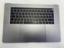 Apple MacBook Pro 15 "A1707 final de 2016 2017 cinza apoio para as mãos layout de teclado alemão 821-00681-A TouchBar Trackpad QWERTZ DE grau A-