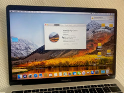 Apple 13 "MacBook Pro A1706 A1708 2016 2017 Tela LCD Conjunto de tampa prateada para laptop (Grau C) S24103