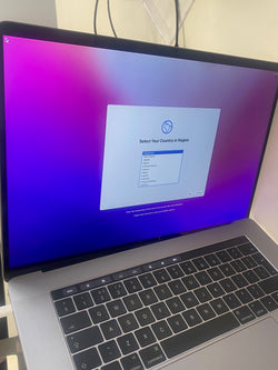 Tela LCD Apple 16 "MacBook Pro A2141 2019 com tampa cinza para laptop (grau C) * LEIA * S03072
