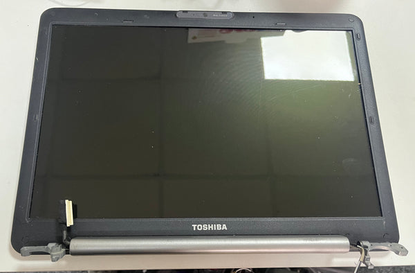 Conjunto de tampa completa e dobradiças da tela LCD do laptop Toshiba Satellite Pro A300D 15,6"