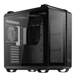 Asus TUF Gaming GT502 Plus Case w/ Front & Side Glass Windows, ATX, Dual Chamber, Modular Design, 4x ARGB Fans & Lighting Hub, USB-C, Carry Handles, Black