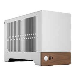 Fractal Design Terra Silver SFF PC Case, Mini ITX, Walnut Front, Anodized Aluminium Exterior, 322mm GPU Support, Requires SFX/SFX-L PSU, USB-C