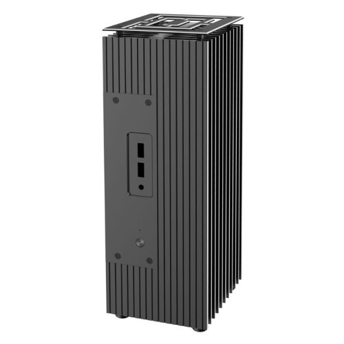 Akasa Turing AC Pro Contemporary Premium Fanless Case for Intel NUC 13 Pro, 40W TDP, 2.5‰۝ SSD/HDD, Vertical/Horizontal