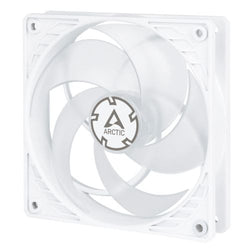 Arctic P12 12cm Pressure Optimised PWM PST Case Fan, Fluid Dynamic, 200-1800 RPM, White & Transparent