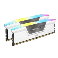 Corsair Vengeance RGB 32GB Kit (2 x 16GB), DDR5, 6000MHz (PC5-48000), CL36, 1.25V, XMP 3.0, PMIC, DIMM Memory, White