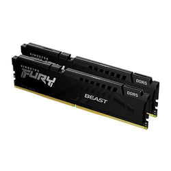 Kingston Fury Beast 32GB Kit (2 x 16GB), DDR5, 6000MHz (PC5-48000), CL40, 1.35V, ECC, XMP 3.0, PMIC, DIMM Memory