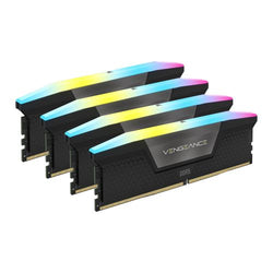 Corsair Vengeance RGB 64GB Kit (4 x 16GB), DDR5, 5600MHz (PC5-44800), CL36, 1.25V, XMP 3.0, PMIC, DIMM Memory