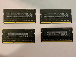 Hynix 16GB 4x4GB RAM Apple Memória DDR3L PC3L-12800S HMT451S6AFR8A-PB iMac A1419 1600mhz A1418 Kit de atualização