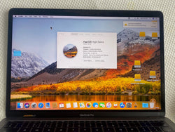 Apple 13 "MacBook Pro A1706 A1708 Tela LCD 2016 2017 Cinza Conjunto da tampa do laptop Cinza espacial (Grau C) S-15111