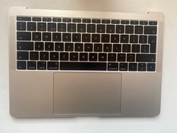 Apple 13 "MacBook Pro A1708 2016 2017 Silver Palmrest UK Layout de teclado Inglês Classe A 821-00681-A 26013
