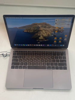 Apple 13 "MacBook Pro 2017 A1708 Core i5 2,3 GHz 16 GB 256 GB SSD cinza laptop usado grau B 15121