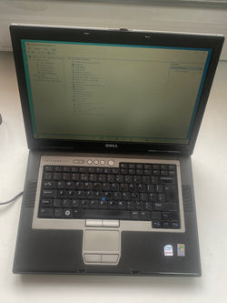 Computador laptop Dell Latitude 15,4 ”D830 Windows 1,8 GHz 60 GB HDD 1 GB de RAM BARATO REINO UNIDO USADO Intel Duo * Substituir bateria *