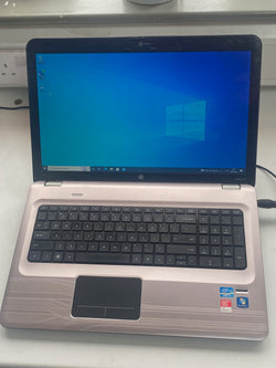 Laptop HP DV7 17,3 ”Windows 10 Quad-Core i7 2,0 GHz 320B HDD 4 GB BARATO + Carregador