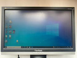 ViewSonic Monitor LCD de 16 "V1616W-2 PC Computador Wide Screen Display VGA VS12018 Preto com cabos e suporte * LEIA *