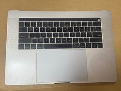 Apple MacBook Pro 15" A1707 2016 2017 Palmrest Grey English US Keyboard Trackpad + Cable & Touch Bar US Layout Grade 'C'