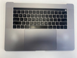 Apple MacBook Pro 15 "A1707 2016 2017 Apoio para as mãos Teclado do Reino Unido Trackpad cinza USB-C Touch Bar Grau A-