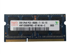 Hynix HMT125S6BFR8C-G7 2GB 1x2GB SoDimm 204-Pin PC3-8500 1067MHz DDR3 Memoria Mac
