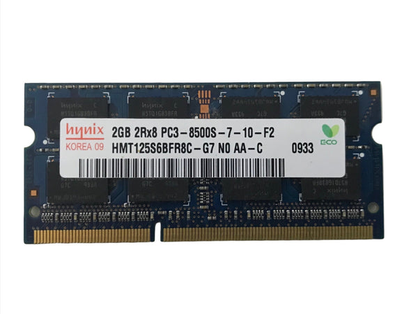 Hynix 2GB Apple DDR3 Memória RAM HMT125S6BFR8C PC3-8500S iMac MacBook Pro Laptops 204 pinos SoDimm 1066mHz