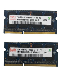 Hynix HMT125S6BFR8C-G7 2GB SoDimm 204-Pin PC3-8500 1067MHz DDR3 Laptop/Notebook/Memoria Mac
