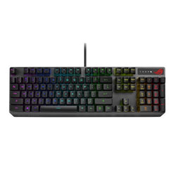 Asus ROG Strix SCOPE RX PBT RGB Gaming Keyboard, All-round Illumination, IP57, USB Passthrough, Alloy Top Plate, FPS-ready, Stealth Key, PBT keycaps