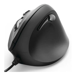 Hama Vertical Ergonomic EMW-500 Wireless Optical Mouse, 6 Buttons, Browser Buttons, 1000-1800 DPI, Black *Right Handed version*