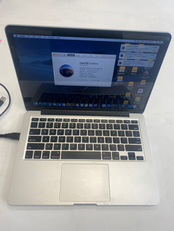 Apple MacBook Pro A1502 13” Laptop i7 3GHz 16GB/128GB SSD 2014 + Carregador Prata Grau B