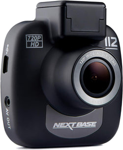 Nextbase 112 HD 720p 30fps In Car Dash Cam Câmera digital DVR 2 "Tela Grau C SOMENTE frontal voltada para 120 ° Ângulo de visão preto 