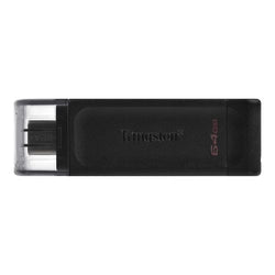Kingston 64GB DataTraveler 70 USB 3.2 Gen1 Type-C Memory Pen, Cap