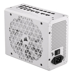 Corsair 1200W RMx SHIFT Series RM1200X PSU, Fluid Dynamic Fan, Fully Modular, 80+ Gold, ATX 3.0, PCIe 5.0, White