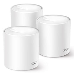 TP-LINK (DECO X1500) AX1500 Whole Home Mesh Wi-Fi 6 System, 3 Pack, Dual Band, OFDMA & MU-MIMO