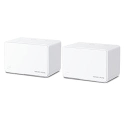 Mercusys (HALO 80X 2-Pack) AX3000 Dual Band Whole Home Mesh Wi-Fi 6 System, 3 LAN per Unit, OFDMA & MU-MIMO