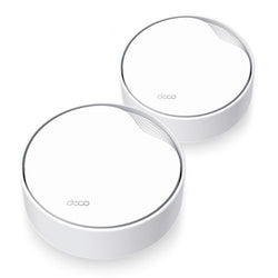 TP-LINK (DECO X50-POE) AX3000 Dual Band Wireless Mesh Wi-Fi 6 System with PoE, 2 Pack, 2.5G LAN, OFDMA & MU-MIMO, TP-Link HomeShield