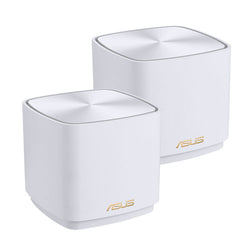 Asus (ZenWiFi XD4 Plus) AX1800 Dual Band Mesh Wi-Fi 6 System, 2 Pack, AiMesh, AiProtection, Wall Mountable, White