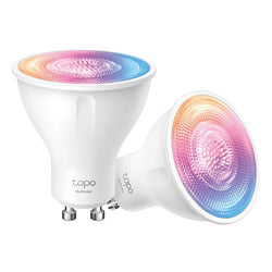 TP-LINK (TAPO L630 2-Pack) Smart Wi-Fi Spotlight (Multicolour), Single Unit, White Tunable, Dimmable, Schedule & Timer, App/Voice Control, GU10 Lamp Base