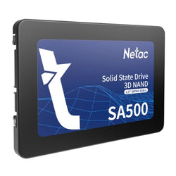 Netac 256GB SA500 SSD, 2.5", SATA3, 3D NAND, R/W 520/450 MB/s, 7mm