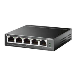 TP-LINK (TL-SG105PE) 5-Port Gigabit PoE Easy Smart Switch, 4-Port PoE+, Steel Case