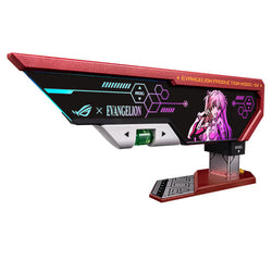 Asus ROG Herculx EVA-02 Graphics Card Holder, 3D ARGB Lightning, Stand Design, Supports Height of 72-128mm, Magnetic Spirit Level