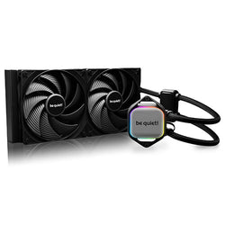 Be Quiet! Pure Loop 2 280mm Liquid CPU Cooler, 2x Pure Wings 3 PWM Fans, ARGB Cooling Block