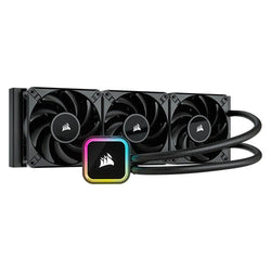 Corsair iCUE H150i RGB ELITE 360mm Liquid CPU Cooler, RGB Pump Head, 3 x 12cm AF ELITE PWM Fans