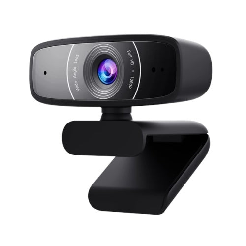 Asus Webcam C3 USB FHD Webcam with Beamforming Mic, 1080p, 30fps, 90å¡ Tilt, 360å¡ Rotation