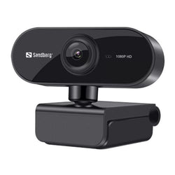 Sandberg USB Flex FHD 2MP Webcam with Mic, 1080p, 30fps, Glass Lens, Auto Adjusting, 360å¡ Rotatable, Clip-on/Desk Mount, 5 Year Warranty