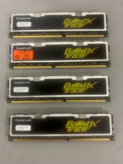 Memória para jogos Crucial Ballistix Tracer DDR2 PC 4x 1GB = 4GB RAM Módulos BL12864L503.16TF2Y