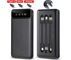 Mobile Phone Power Bank 6000mah Backup Battery USB-C Micro-USB Apple Charger USB External Charger Universal