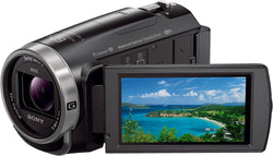 Sony HDR-CX625 Filmadora compacta Full HD SteadyShot 30x Zm Câmera de vídeo WiFi NFC - Preto Estabilizador de 5 eixos com zoom de 30x 